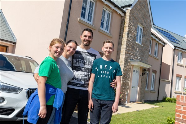 Hidden new community provides the perfect home for Devon family